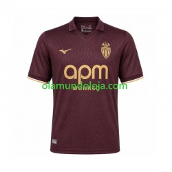 Camisola AS Monaco Homem Equipamento Segundo 2026-2027 Manga Curta